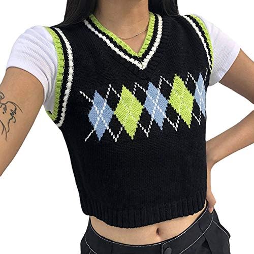 Women Sexy Knitted Sweater Vest 
