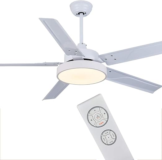 Ventilador de techo ZHAOSHUNLI Reversible Velocidad Ajustable Hierro