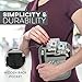 Travel Wallet & Family Passport Holder RFID Blocking Document Holder & Organizer Protects Your Passports (Grey) (Multicolor G)