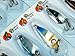 thkfish 30pcs Various Assorted Laser Spinners Spoon Bait Fishing Fishing Spoons