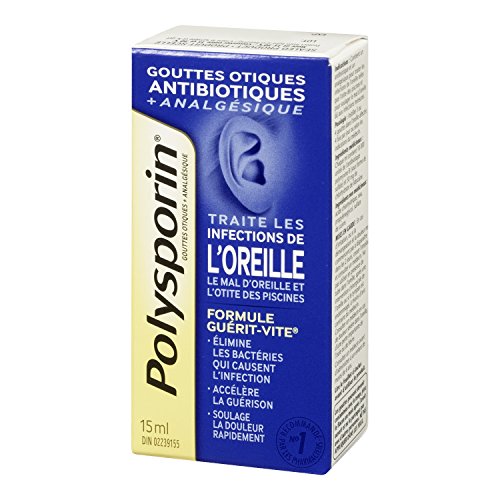 Polysporin Plus Pain Relief Ear Drops 15 ML, 57 OFF