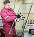 IMT Triple Suction Cup Glass Lifter, Aluminum 3 Plates Hand Suction Lifter for Tiles&Glass&Granite