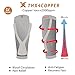 THX4COPPER Calf Compression Sleeve (20-30mmHg) for Men & Women, Shin Splint Leg Compression Calf Sleeve- Great for Running, Cycling, Travelling- Improve Circulation and Recovery-Small/Medium