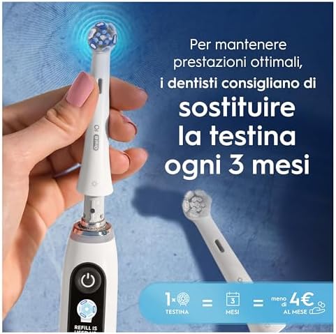 Testine di Ricambio iO Ultimate Clean, Bianche, 10 Ricambi