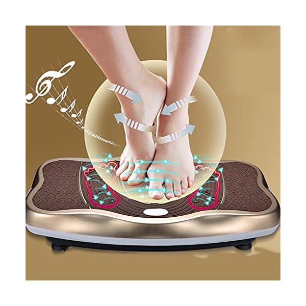 Vibration-Power-Plates-Vibration-Plate-Machine-With-Bluetooth-Speaker-5-Program-Modes-2-Resistance-Bands-Vibration-Fitness-Trainer-For-Weight-Loss-BodyColorGold-oscillating-vibrating-platf Vibration Power Plates, Vibration Plate Machine With Bluetooth Speaker, 5 Program Modes, 2 Resistance Bands, Vibration Fitness Trainer For Weight Loss & Body(Color:Gold oscillating vibrating platf