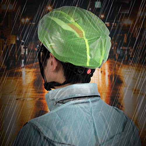 West Biking Bike Helmet Rain Cover Waterproof Dustproof, Reflective