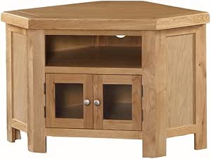 The One Newport – Mueble de Esquina para televisor de Roble Macizo