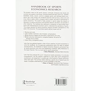 Handbook of Sports Economics Research