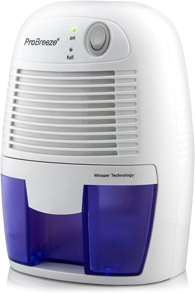 Pro Breeze 500ml Premium Dehumidifier 250ml/Day 15-30C 2200ft³ White