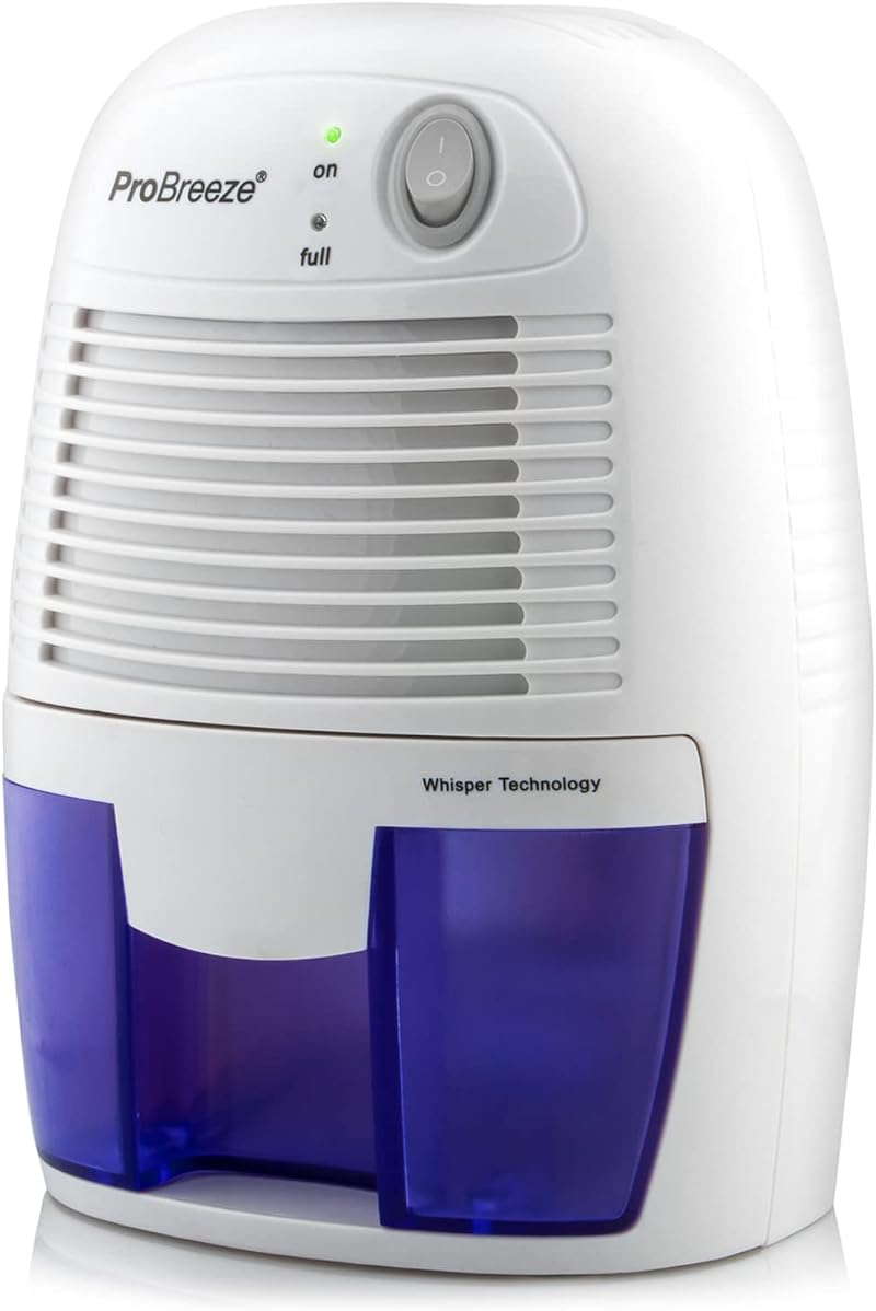 Pro Breeze 500ml Premium Dehumidifier 250ml/Day 15-30C 2200ft³ White