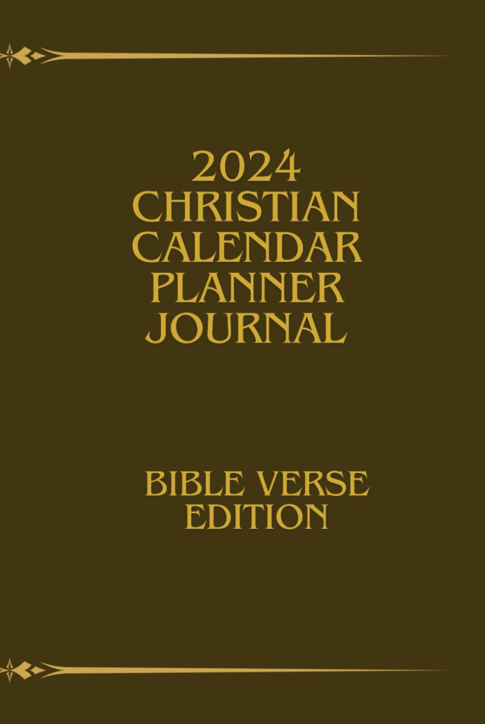 2024 Christian Calendar Planner Journal: Bible Verse Edition