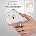 KAMII rrx-700 3-in-1 Ultra Slim Design Hybrid (Metal Textured Grip) Anti Skidding Pc Hard Back Cover with Delicate Ring Kickstand for iPhone 6 Plus, iPhone 6S Plus, Rose Gold