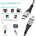 ALCLAP USB C to Lightning Cable 6.6ft, [MFi Certified] Nylon Braided Fast Charging Compatible for iPhone 12,for 12 Mini,for12 Pro,for 11,for 11 Pro,for 11 ProMax and More,Supports 18W Power Delivery