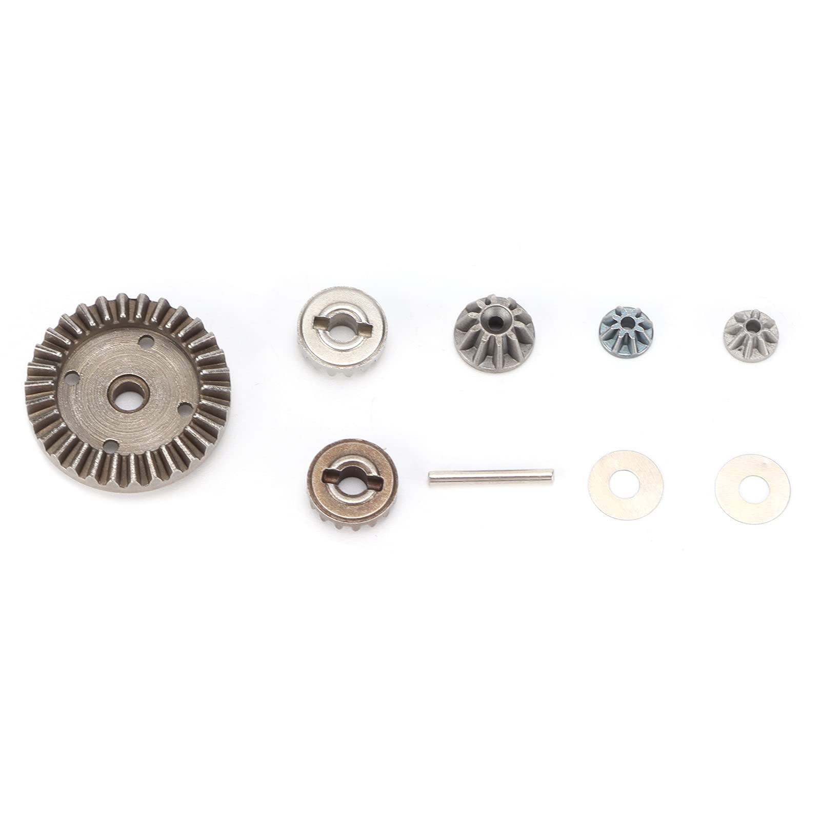 RiToEasysports RC Car Differential Gear Pinions,Aluminum Alloy Differential Gear Pinions with Drive Gear Compatible with 16889A 16889 SG1601 SG1602 M16103 1/16 RC Car Model Car Accessories
