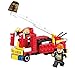 Building Blocks Set, Newisland Fire Building Bricks Toys for Kids, over 300 Pieces, 2 Combined Modes with Truck and More