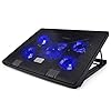 yidenguk-Laptop-Cooling-Pad-Adjustable-Angle-Ultra-Quiet-Gaming-Laptop-Cooler-Stand-with-6-Fans-Blue-Led-Lights-2-USB-Ports-Suitable-for-12-154-Inches-Laptop-Notebook-blue-5 yidenguk Laptop Cooling Pad, Adjustable Angle Ultra Quiet Gaming Laptop Cooler Stand with 6 Fans, Blue Led Lights, 2 USB…
