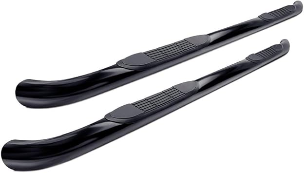 Amazon.com: SteelCraft 25 – 01800 3 en. Ronda Side Bar Negro Acero Inoxidable 3 en. Ronda Barra lateral: Automotive