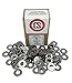 Chenango Supply Stainless Flat Washers 1/4 Inch, 304 Stainless Steel, 100 Pieces (1/4 Flat Washer)