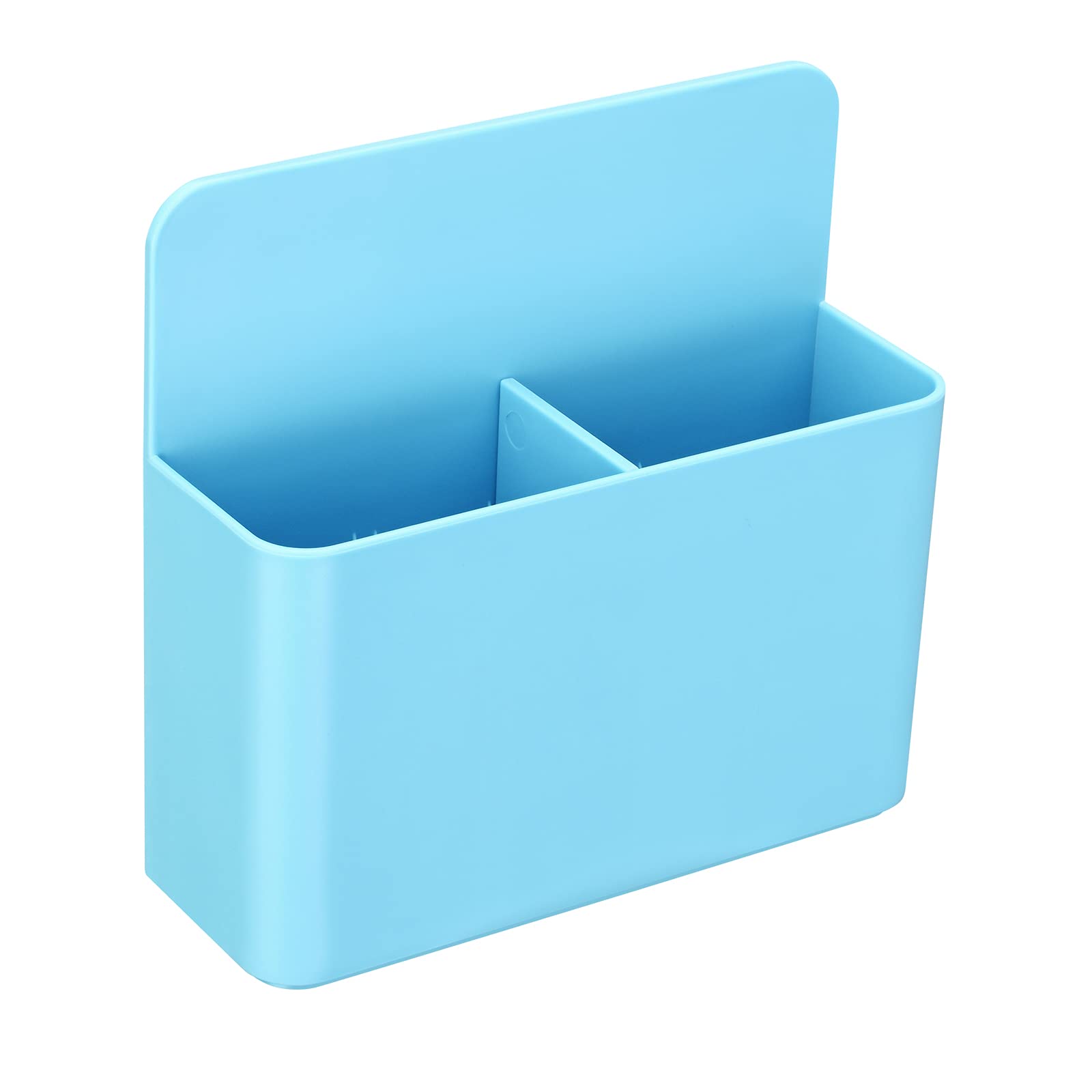 Bidponds Magnetic Marker Holder for Whiteboards/Fridge/Refrigerator, Magnetic Pen Holder Dry Erase Tray with Anisotropic Magnet Backing,Blue