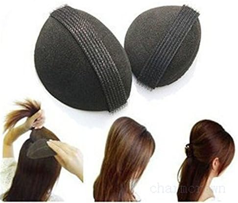 2pcs Velcro Bump It Up Volume Bumpit Hair Princess Styling Tool Base Insert Hot