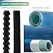 50ft Garden Hose - Expandable Water Hose with 9 Function Spray Nozzle, Triple Latex Core, 3/4