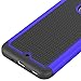 HTC Bolt Case, LK [Shock Absorption] Drop Protection Hybrid Armor Defender Protective Case Cover for HTC Bolt (Blue)