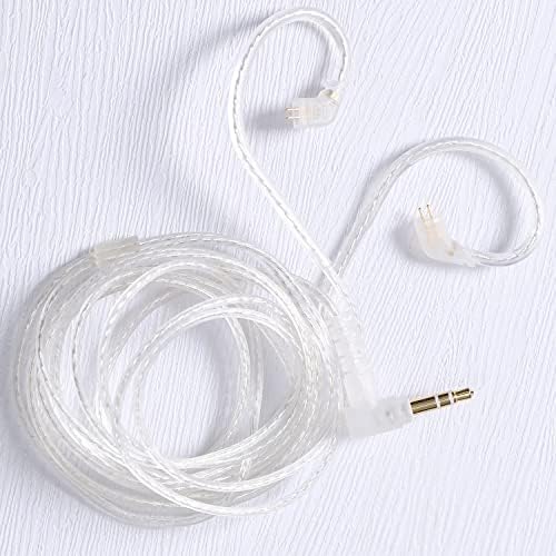 KZ in-Ear Headphones Silver Plated Upgrade Cable Detachable