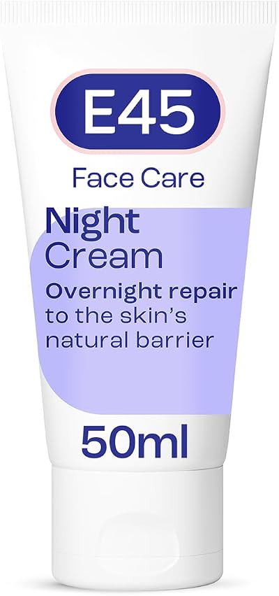 E45 Face Night Cream Sensitive Eczema Prone Skin Nourishing Regenerative
