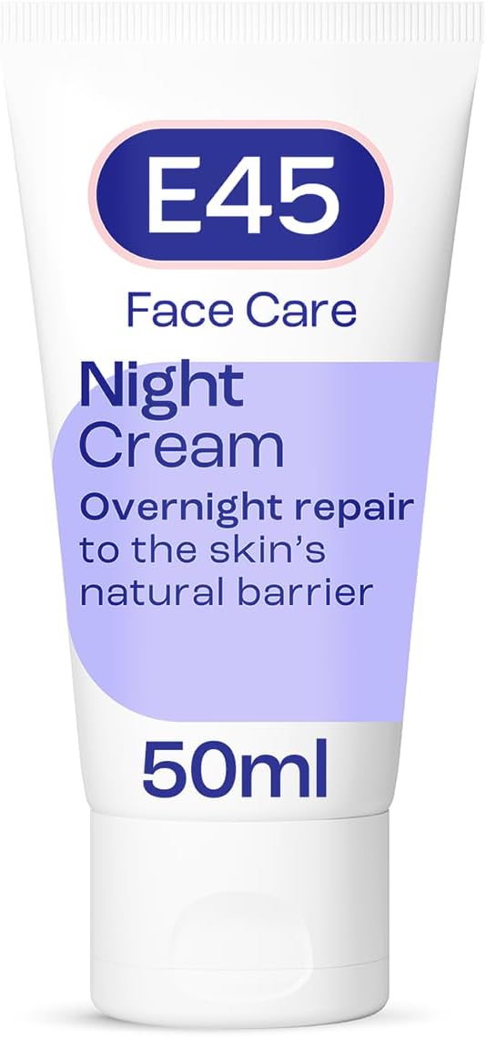 E45 Face Night Cream Sensitive Eczema Prone Skin Nourishing Regenerative