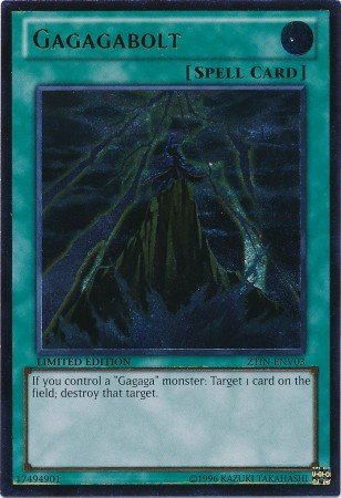 Yu-Gi-Oh! - Gagagabolt (ZTIN-ENV03) - 2013 Zexal Collection Tin - Limited Edition - Ultimate Rare