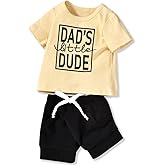 Aalizzwell Newborn Infant Baby Boys Summer Outfit