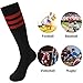 Soccer Socks, SUTTOS Unisex Cotton Knee High Triple Stripe Football Team Socks Athletic Tube Sock 2-10 Pairs