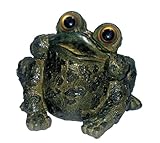 Michael Carr Designs 511020CG Norton Croaker Outdoor Statue, Green