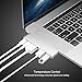 USB C Hub, Purgo Slim Aluminum USB C Digital AV Multiport Adapter for 2016/2017 MacBook Pro 13