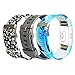 Fitbit Charge 2 Rubber Band, Fitbit Accessories Wrist Band Strap for Fitbit Charge 2, Pack of 3