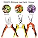 RIOGOO 3 Pack Gardening Shears Hand Pruner Pruning Shears Stainless Steel Bypass Garden Clippers