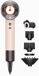 Dyson Supersonic Nural Hair Dryer Straight and Wavy with 5 Attachments