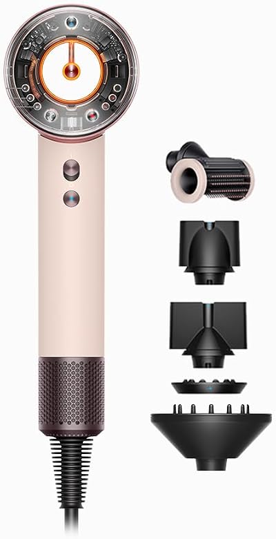 Dyson Supersonic Nural Hair Dryer Straight and Wavy with 5 Attachments