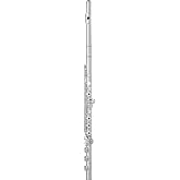 Wm. S Haynes Amadeus AF580-BO Flute Sterling Silver Riser and Lip Plate