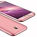 Galaxy J7 Pro Case, Ranyi [Full Body 3 in 1] [Slim & Thin Fit Tightly] [360 Degree Protection] Hybrid Bumper 3 in 1 Hard Case for Samsung Galaxy J7 Pro International Version (2017), Rose Gold