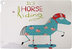 Smart Cover Case for iPad Air/iPad 5 6 8,for iPad 2018 9.7 Case,Skateboard Colorful Funny Kids Cartoon Humorous