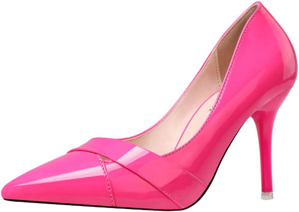 Xianshu Stiletto High Heel Shoes for Women Pointed Toe Shallow Mouth Pumps Court Shoes