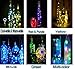 8-Pack Wine Bottle Cork String Lights,Indoor Christmas Pumpkin Lantern Bedroom Decorative String Lights Bettery Opreated Copper Wire Starry Fairy Lights with Cork for Party Halloween Decor(8 Colors）