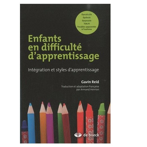 Enfants en difficulté d'apprentissage