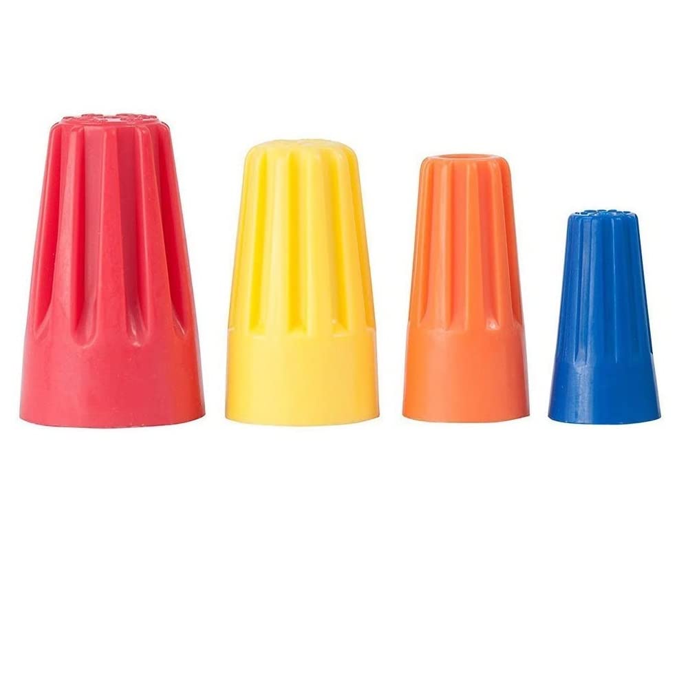 Fasizi Electrical Wire Connection Screw Twist Connector Cap 70Pcs Pack Home and Work Tools