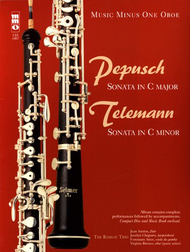 Pepusch - Sonata in C Major; Telemann - Sonata in C minor: Music Minus One Oboe (Music Minus One (Numbered))