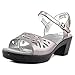 Alegria Reese Women Peep-Toe Leather Bronze Slingback Sandal