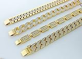 Exo Jewel Men's Iced Out Miami Cuban Link Bracelet