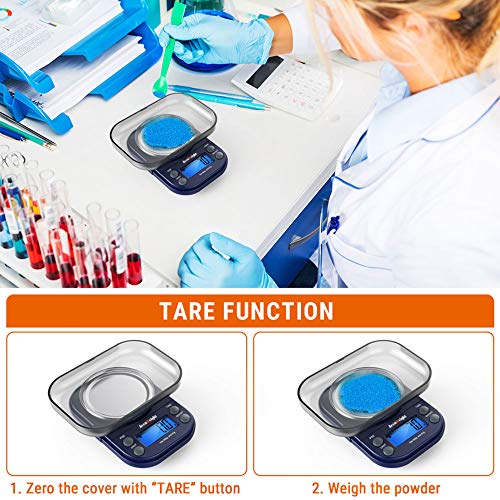 AccuWeight Digital Gram Scale for Weed with 300g/0.01g Limit Small
