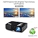 Portable Video Projector Full HD Home Theater Cinema Projectors Native 720P Support 1080P 2500 Lumens 200